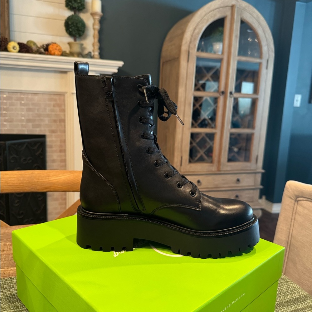 Sam Edelman Genuine Leather Moto Booties